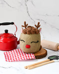 Load image into Gallery viewer, Tara Treasures - Felt Christmas Reindeer Cake