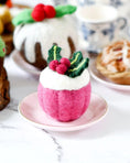 Load image into Gallery viewer, Tara Treasures - Felt Holly Berry Cupcake