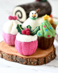 Load image into Gallery viewer, Tara Treasures - Felt Yule Log Cake