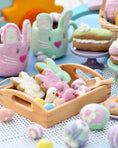 Load image into Gallery viewer, Tara Treasures Felt Easter Bunny Cookie (White, Pink and Mint) - Cheeky Junior