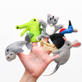 Load image into Gallery viewer, Tara Treasures Australian Animals Finger Puppet Set C - Cheeky Junior