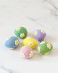 Load image into Gallery viewer, Tara Treasures Felt Pastel Eggs with Flowers Set of 6 - Cheeky Junior