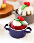 Load image into Gallery viewer, Tara Treasures Felt Christmas Red Velvet Bundt Cake