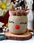 Load image into Gallery viewer, Tara Treasures - Felt Christmas Reindeer Cake
