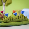 Load image into Gallery viewer, Bumbu Toys - Grass with Blue Flower Large
