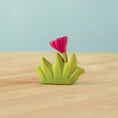 Load image into Gallery viewer, Bumbu Toys - Grass with Pink Flower Small