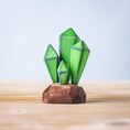 Load image into Gallery viewer, Bumbu Toys - Green Crystal