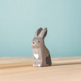 Load image into Gallery viewer, Bumbu Toys Grey Sitting Rabbit - Cheeky Junior