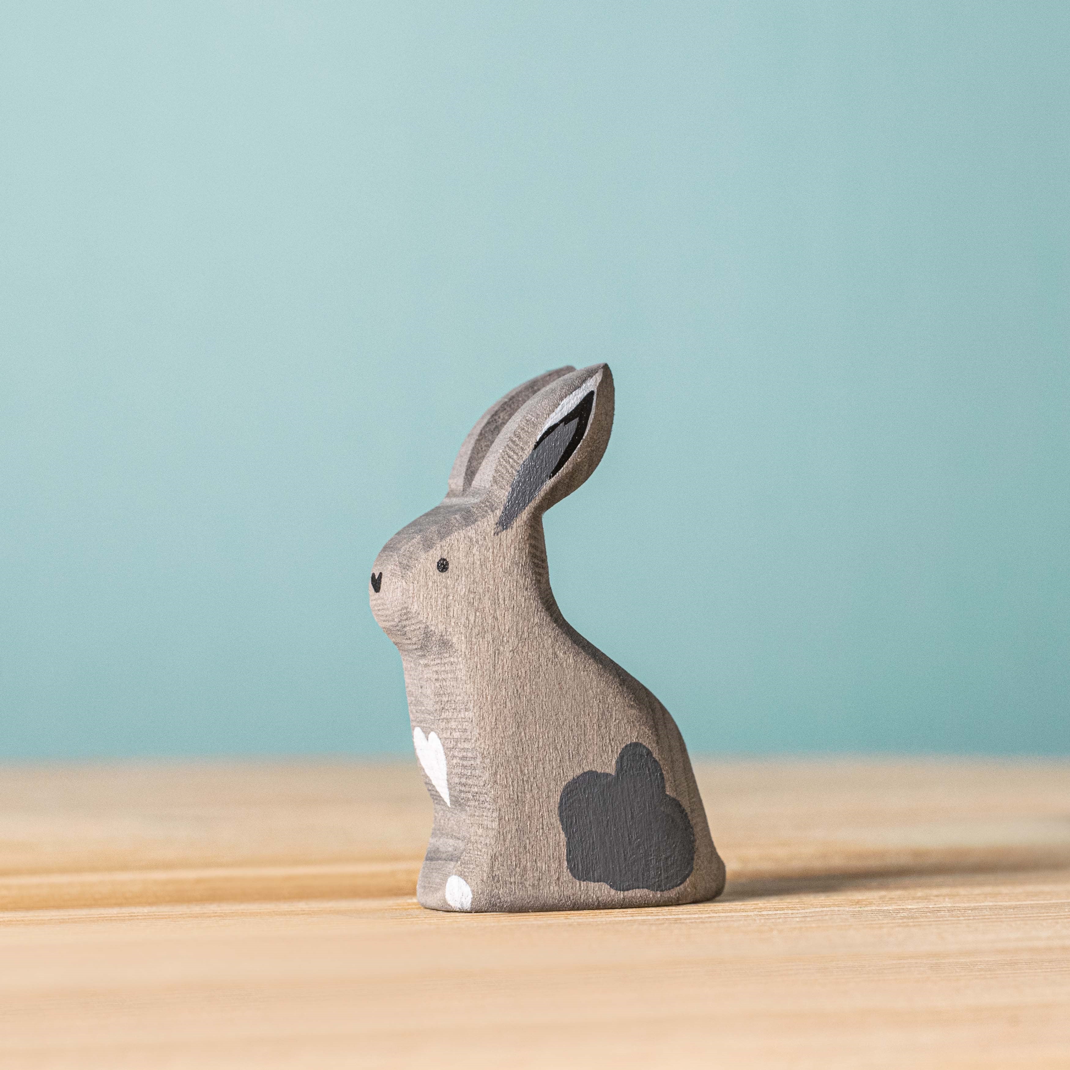 Bumbu Toys Grey Sitting Rabbit - Cheeky Junior