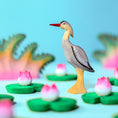 Load image into Gallery viewer, Bumbu Toys Grey Heron - Cheeky Junior