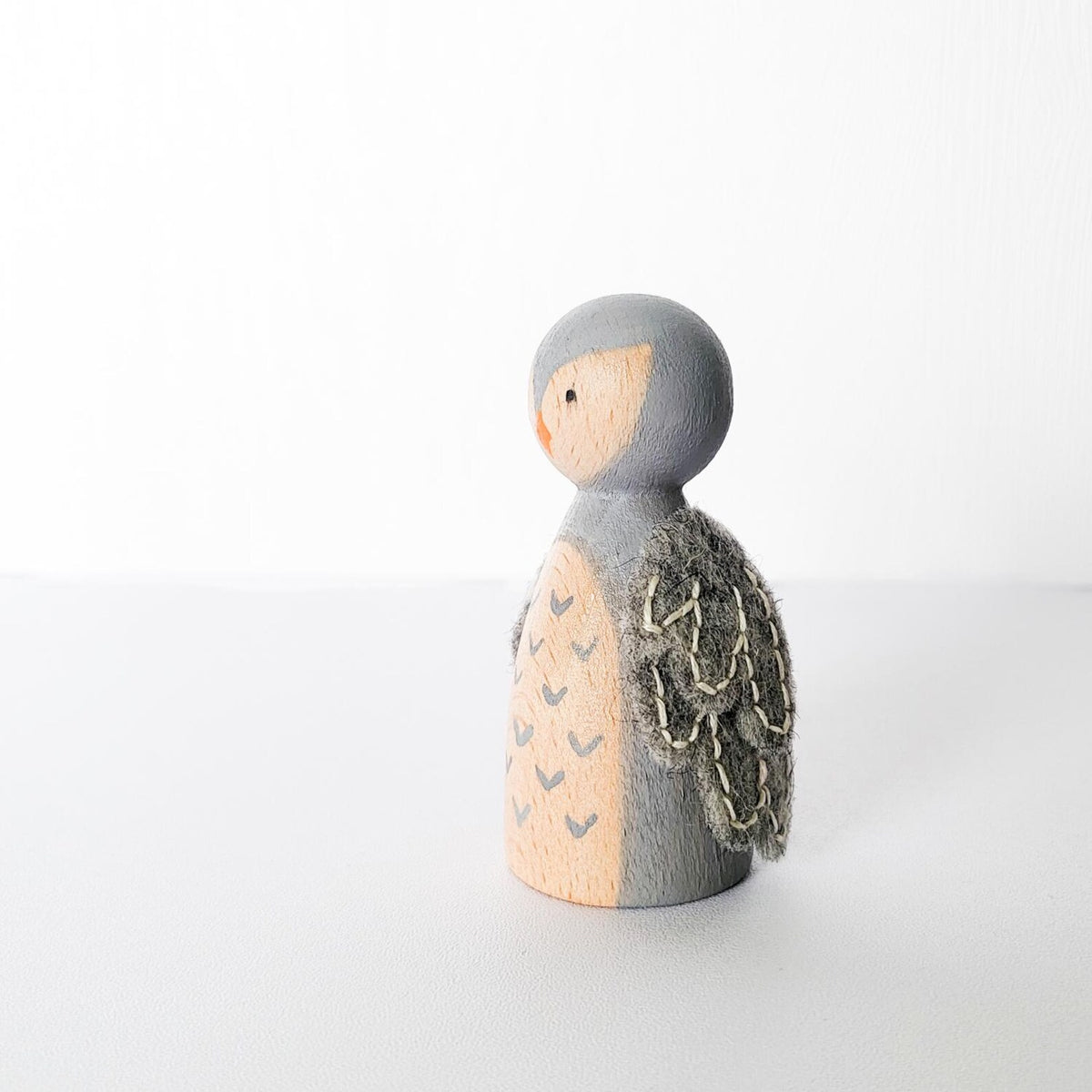 Atale - Owl Wooden Peg Doll
