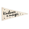 Load image into Gallery viewer, Cherrypick - Kindness is Magic Canvas Pennant Flag