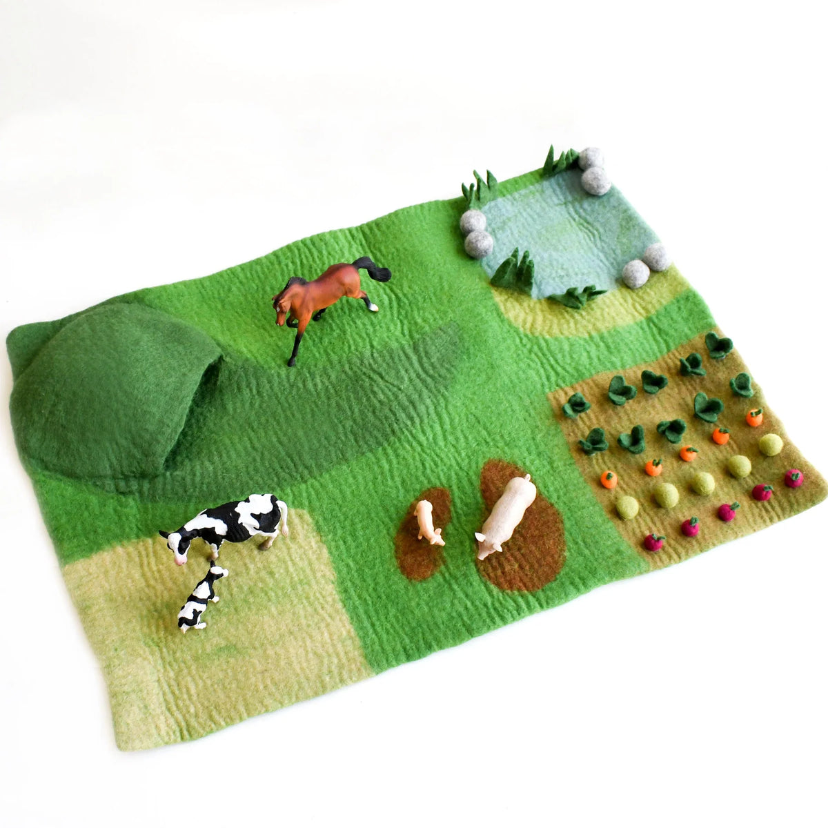 Tara Treasures Large Farm Play Mat Playscape - Cheeky Junior