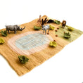 Load image into Gallery viewer, Tara Treasures Large Safari Felt Play Mat Playscape - Cheeky Junior