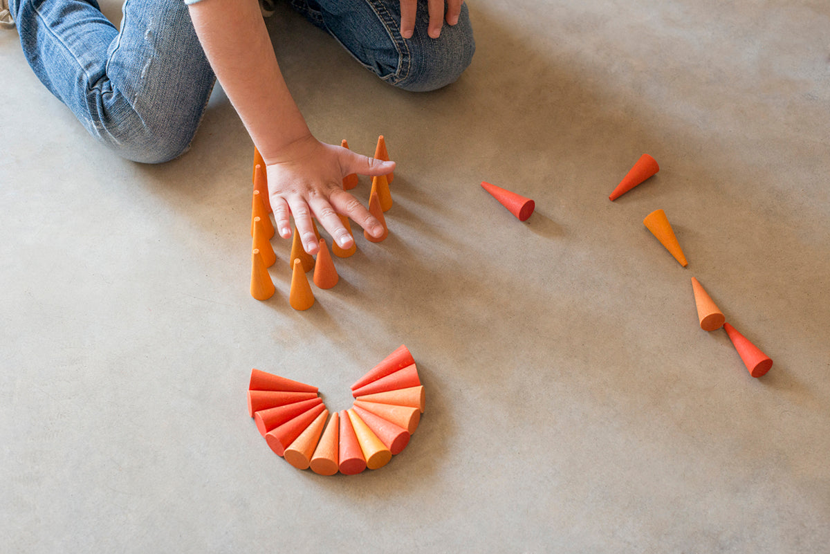 Grapat Mandala Orange Cones - Cheeky Junior