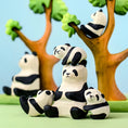 Load image into Gallery viewer, Bumbu Toys - Panda Bear Cub Sitting