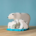 Load image into Gallery viewer, Bumbu Toys Polar Bear Small (Standing and Sitting) - Cheeky Junior
