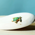 Load image into Gallery viewer, Bumbu Toys Turtle Small (Green and Brown) - Cheeky Junior