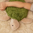 Load image into Gallery viewer, Senger - Cuddly Animal Small Fir Green Turtle with Removable Heat/Cool Pack