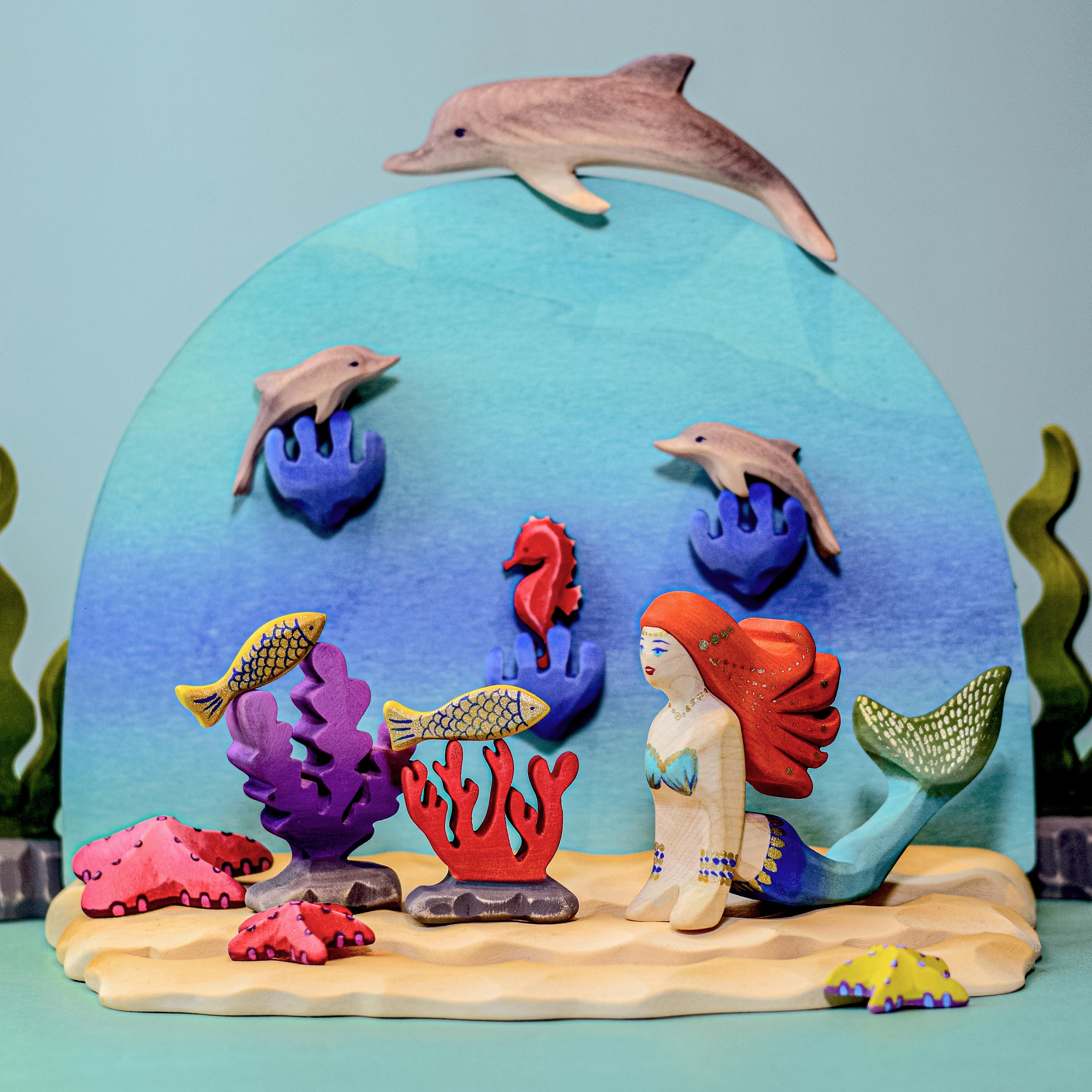 Bumbu Toys Ocean Water, Seabed, Shells Set - Cheeky Junior