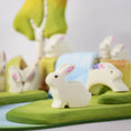 Load image into Gallery viewer, Bumbu Toys - Sitting Easter Rabbit