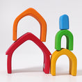Load image into Gallery viewer, Grimm's Stacking House (Rainbow, Natural and Monochrome) - Cheeky Junior