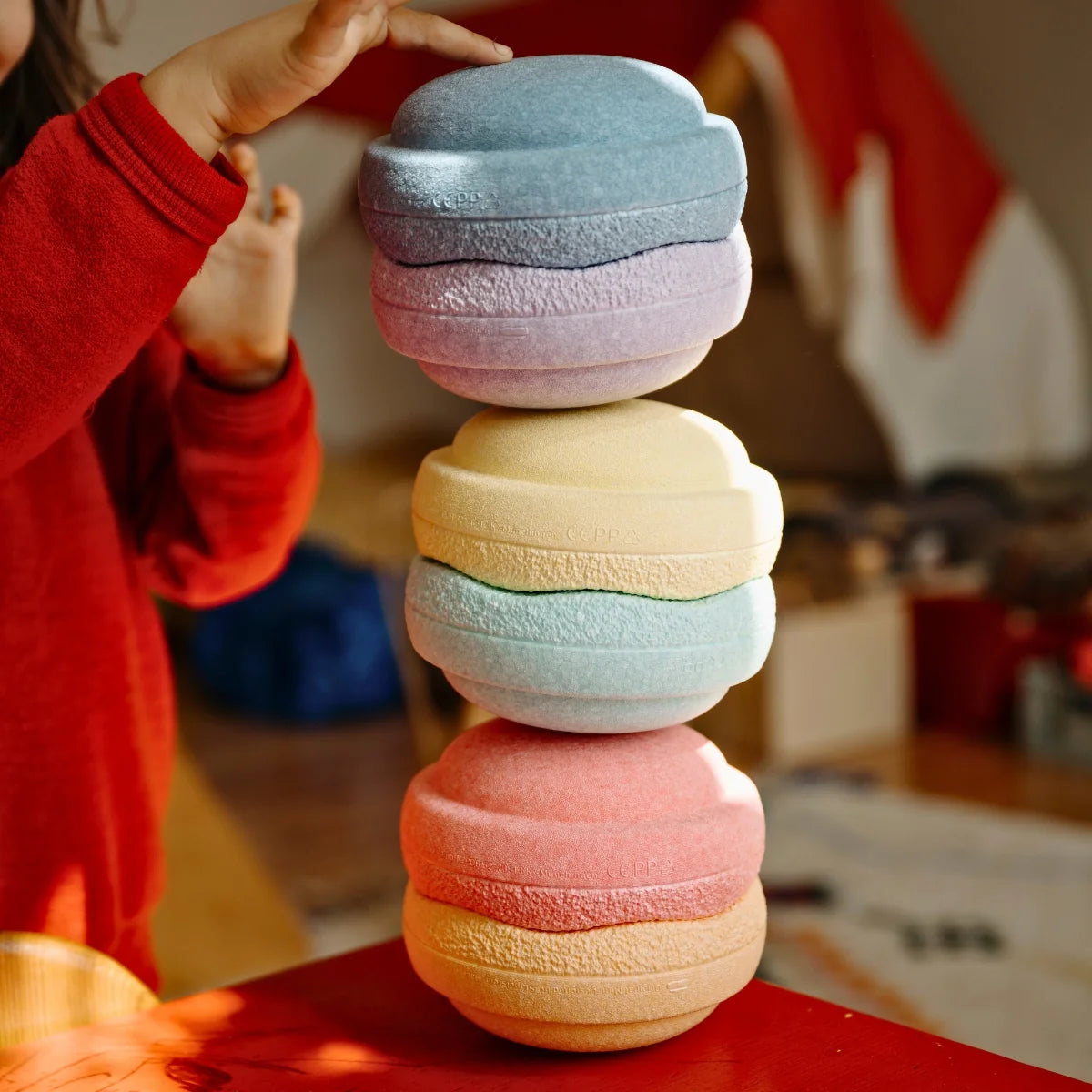 Stapelstein - Mini Rainbow Pastel Hidden Giants Set