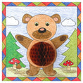 Load image into Gallery viewer, URSUS - Colouring Pages with 3D Honeycomb Ball Autumn 6 Sheets