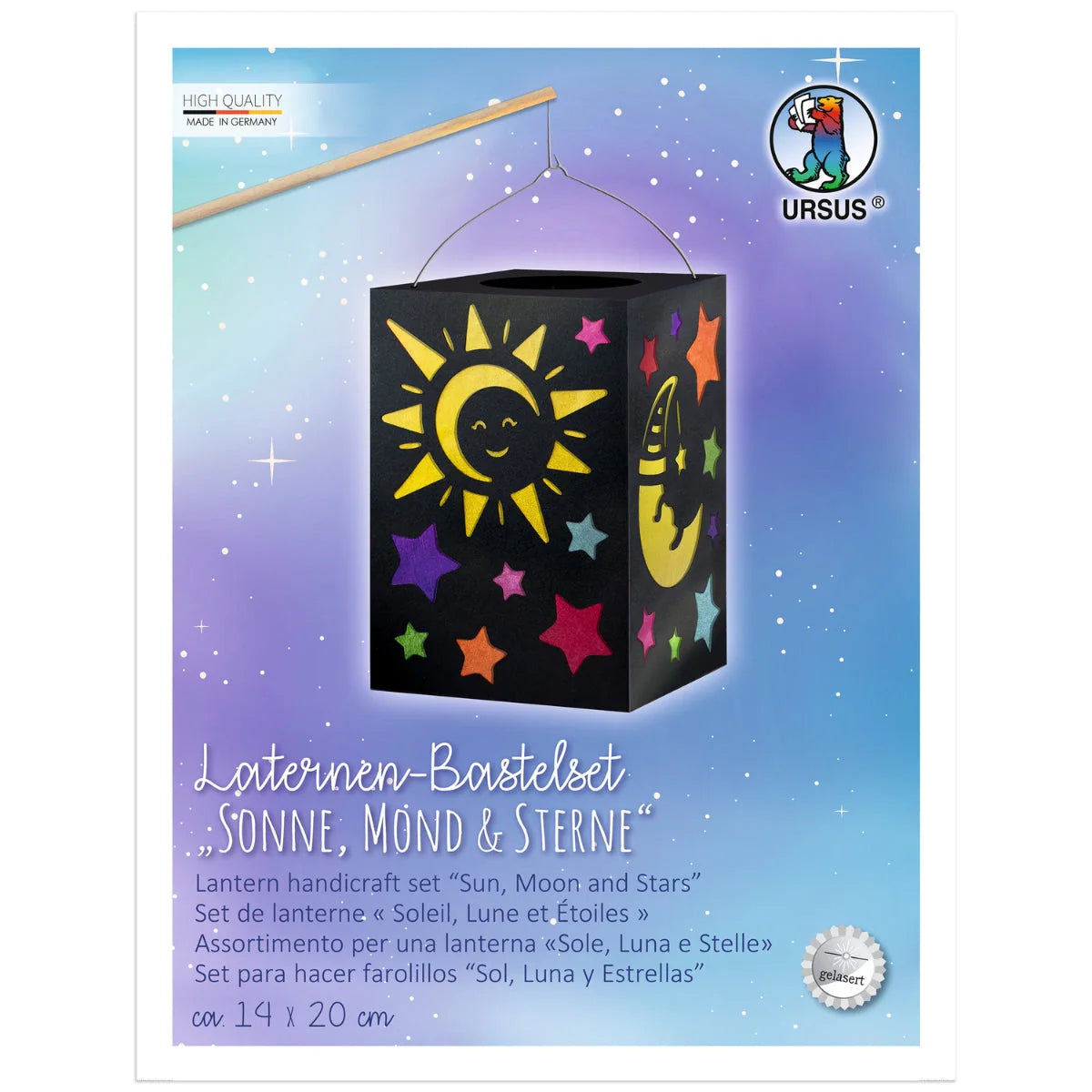 URSUS - Paper Lantern Kit Sun Moon and Stars