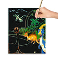 Load image into Gallery viewer, URSUS - Scratch Art with Colouring Pages Dragons and Dinos