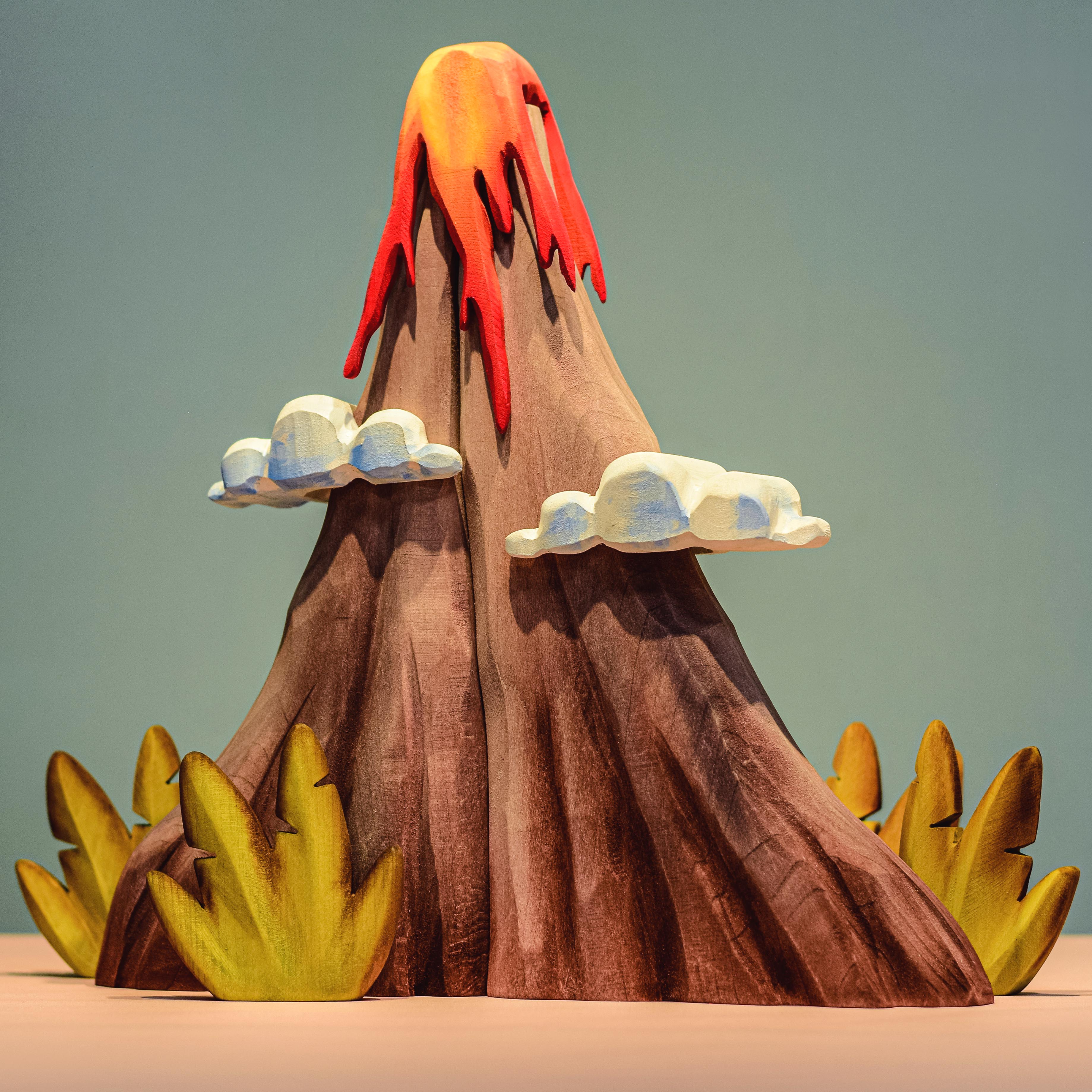 Bumbu Toys Volcano, Lava and Clouds - Cheeky Junior