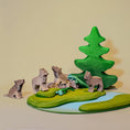 Load image into Gallery viewer, Bumbu Toys Wolf Cub Sitting - Cheeky Junior