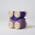 Load image into Gallery viewer, Grimm's - Stacking Cars Purple
