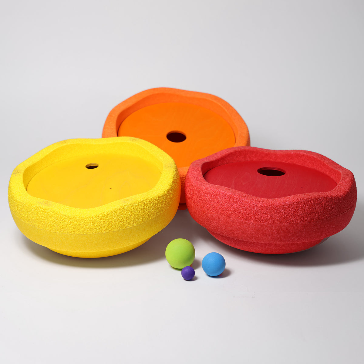 Grimm's x Stapelstein - Warm Rainbow Rolling Discs