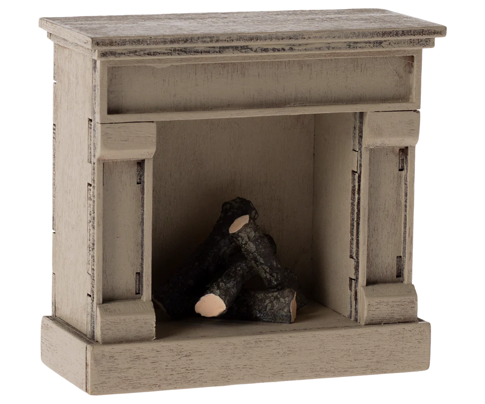 Maileg - Fireplace for Mouse Off White