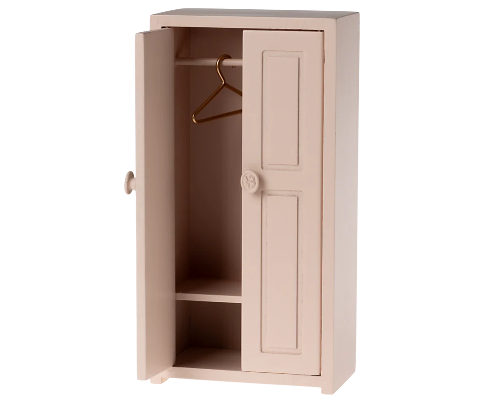Maileg - Miniature Closet for Mouse Light Rose