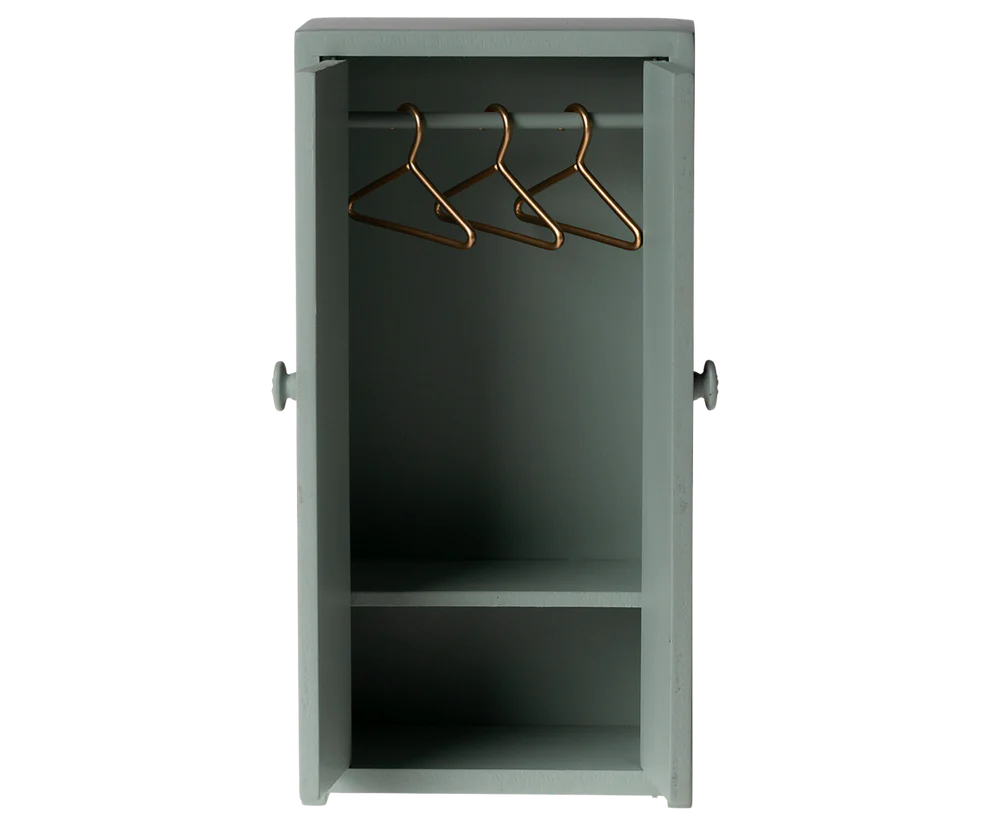 Maileg - Miniature Closet for Mouse Soft Blue