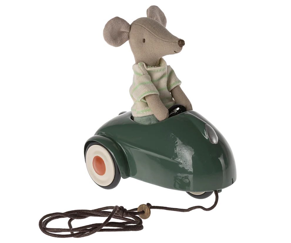 Maileg - Mouse Car Dark Green