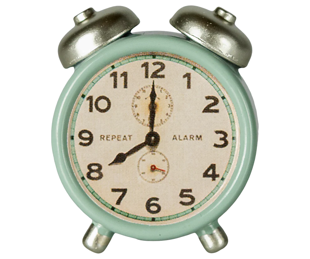 Maileg - Alarm Clock for Mouse Mint