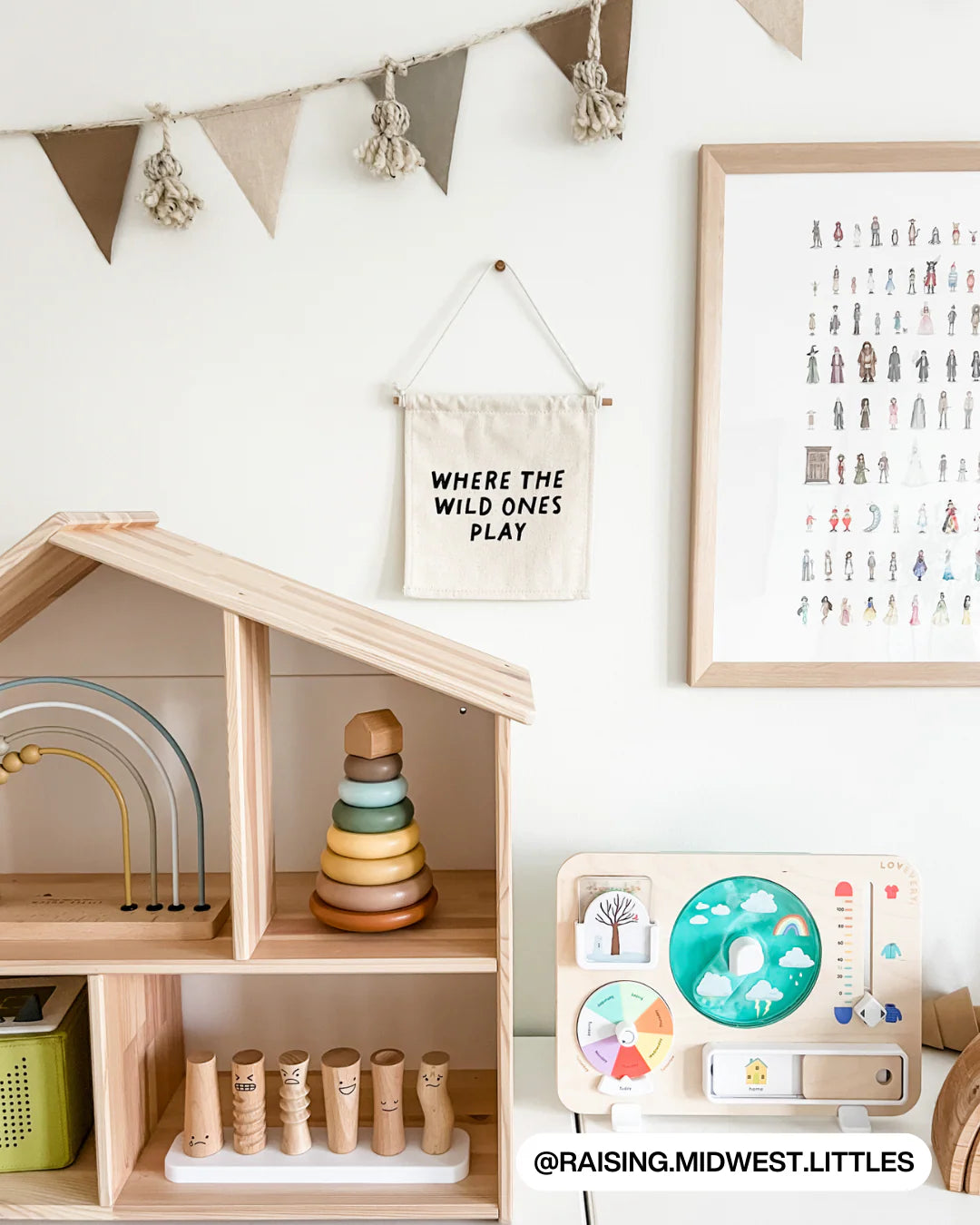 Cherrypick - Where the Wild Ones Play Canvas Hang Sign