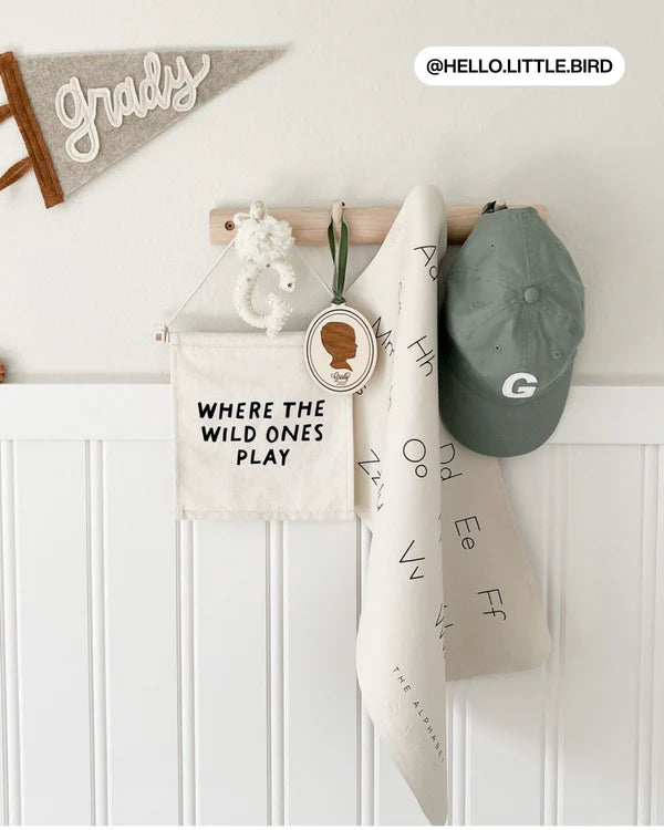 Cherrypick - Where the Wild Ones Play Canvas Hang Sign