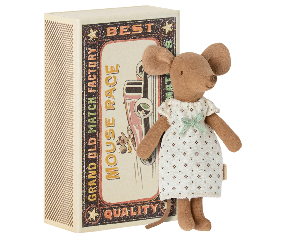 Maileg - Big Sister Mouse in Matchbox Brown