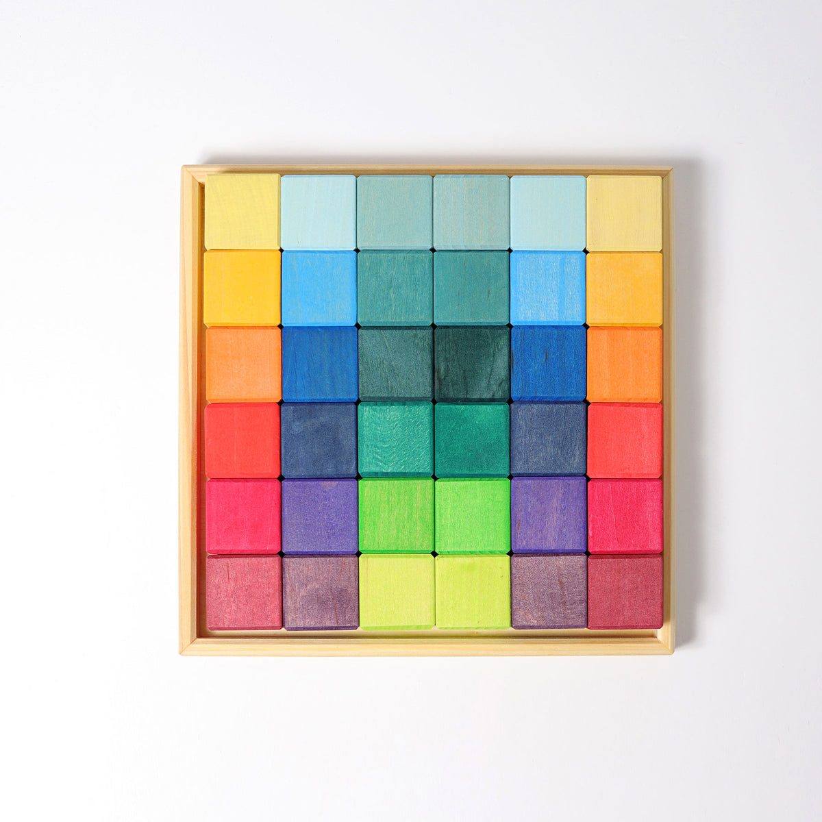 Grimm's - Mosaic Rainbow 36 pieces