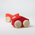 Load image into Gallery viewer, Grimm's - Stacking Cars Red
