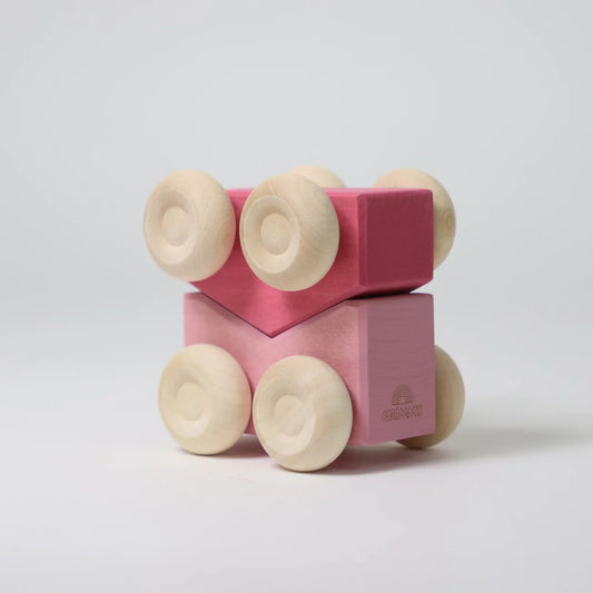 🎁 Grimm's - Stacking Cars Pink (40% off)