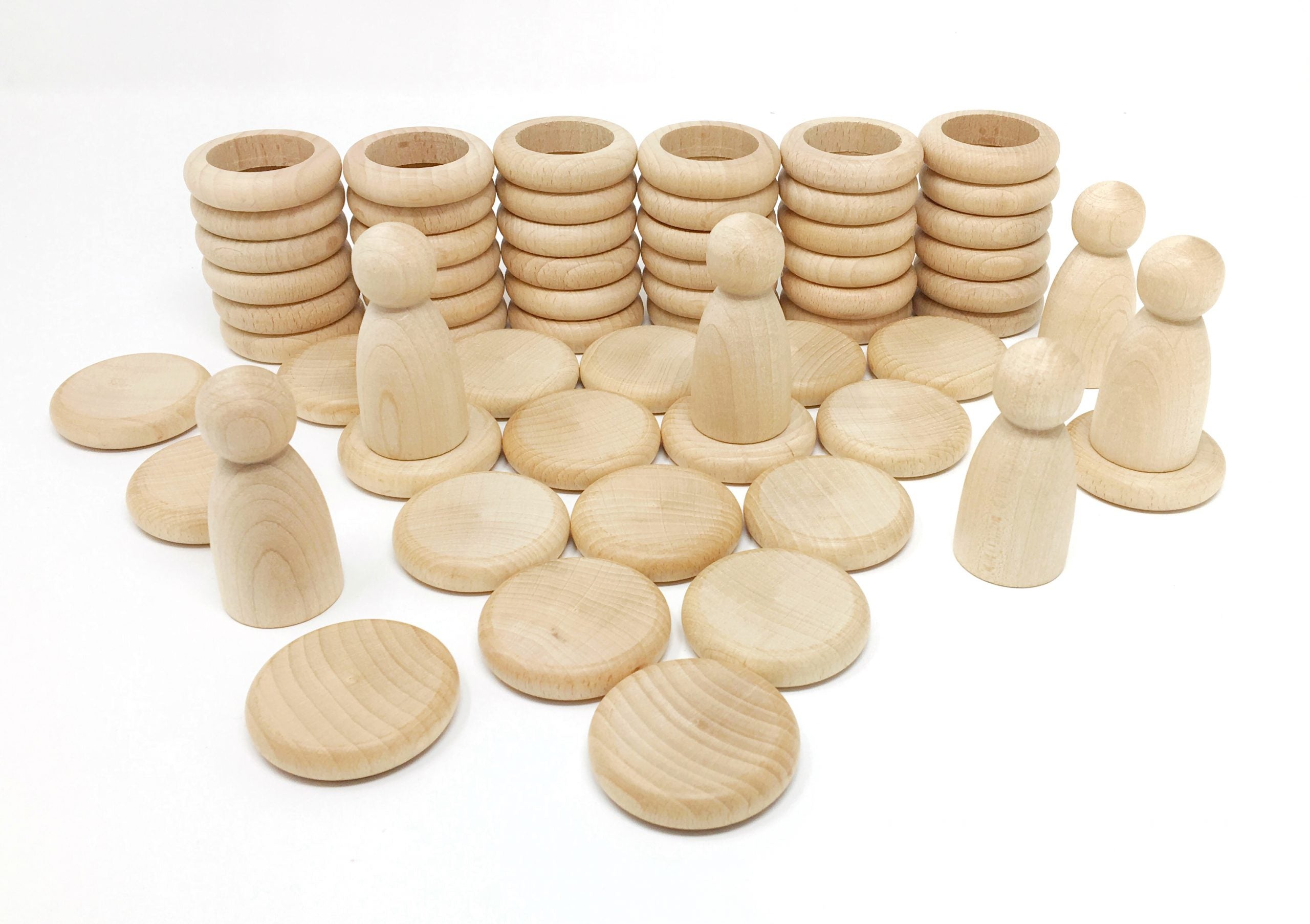 Grapat Natural Nins, Rings and Coins Set - Cheeky Junior
