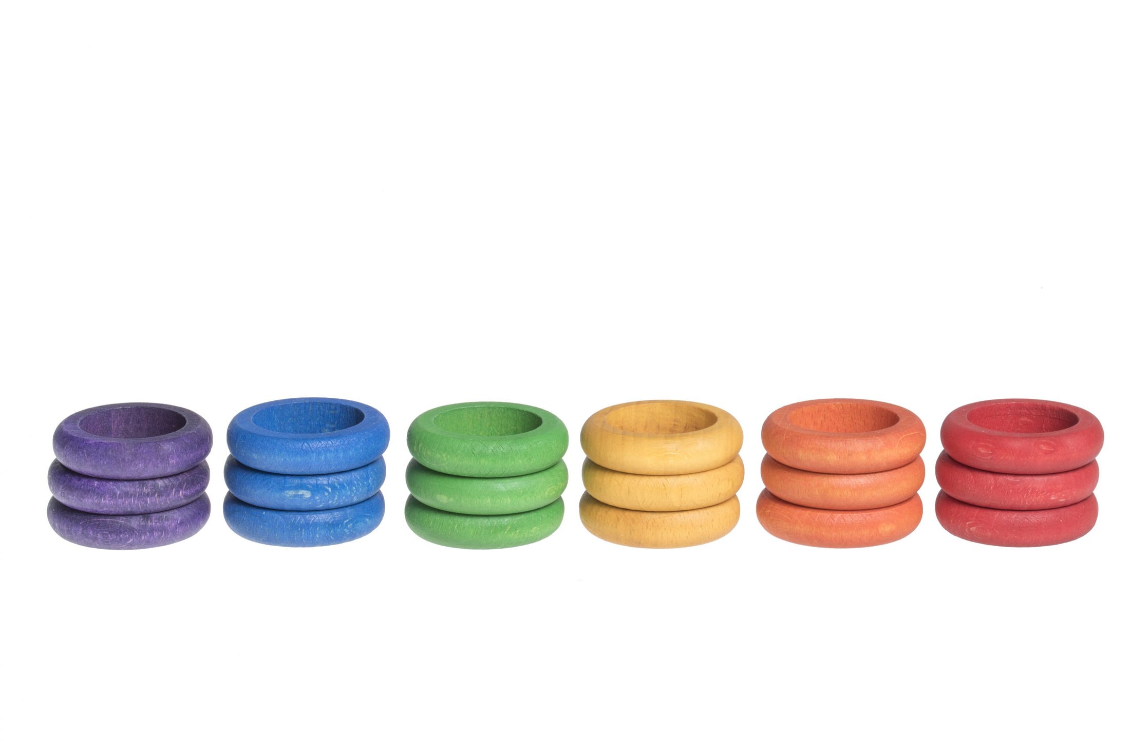 Grapat Rings 6 Colours 18 pieces