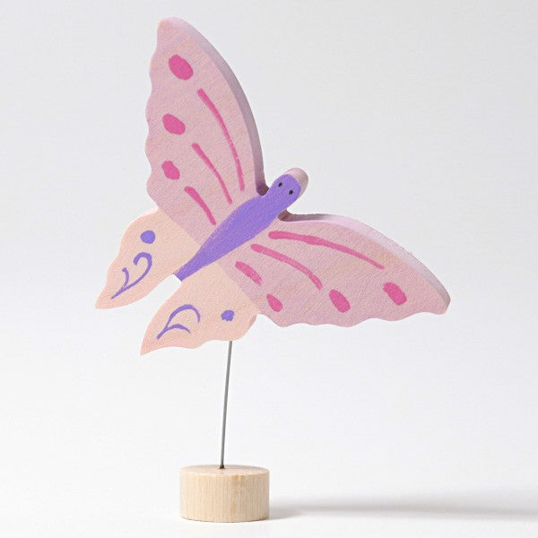 Grimm's Celebrations Pink Butterfly Handpainted Decoration - Cheeky Junior