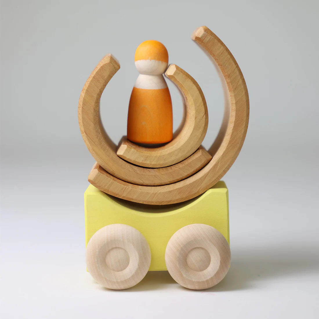 Grimm's - Stacking Cars Yellow