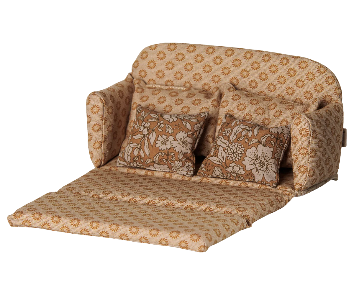 Maileg - Sofa Bed Large for Mouse Ocher